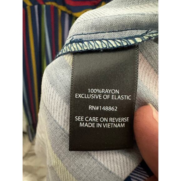 Torrid spaghetti strap dress adjustable pockets striped button front plus size - Picture 7 of 14